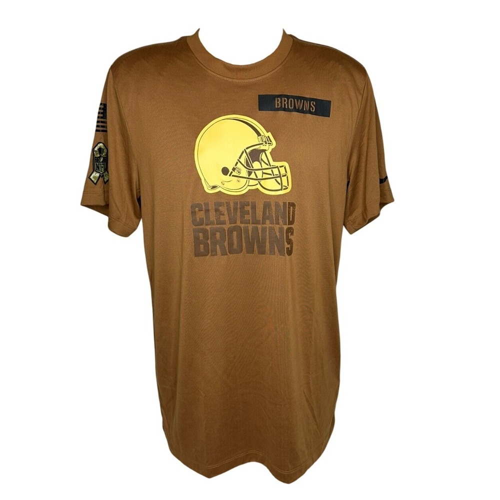 Nike Salute To Service, Cleveland Browns, Color: Brown, Dri-Fit, Size L, NEW